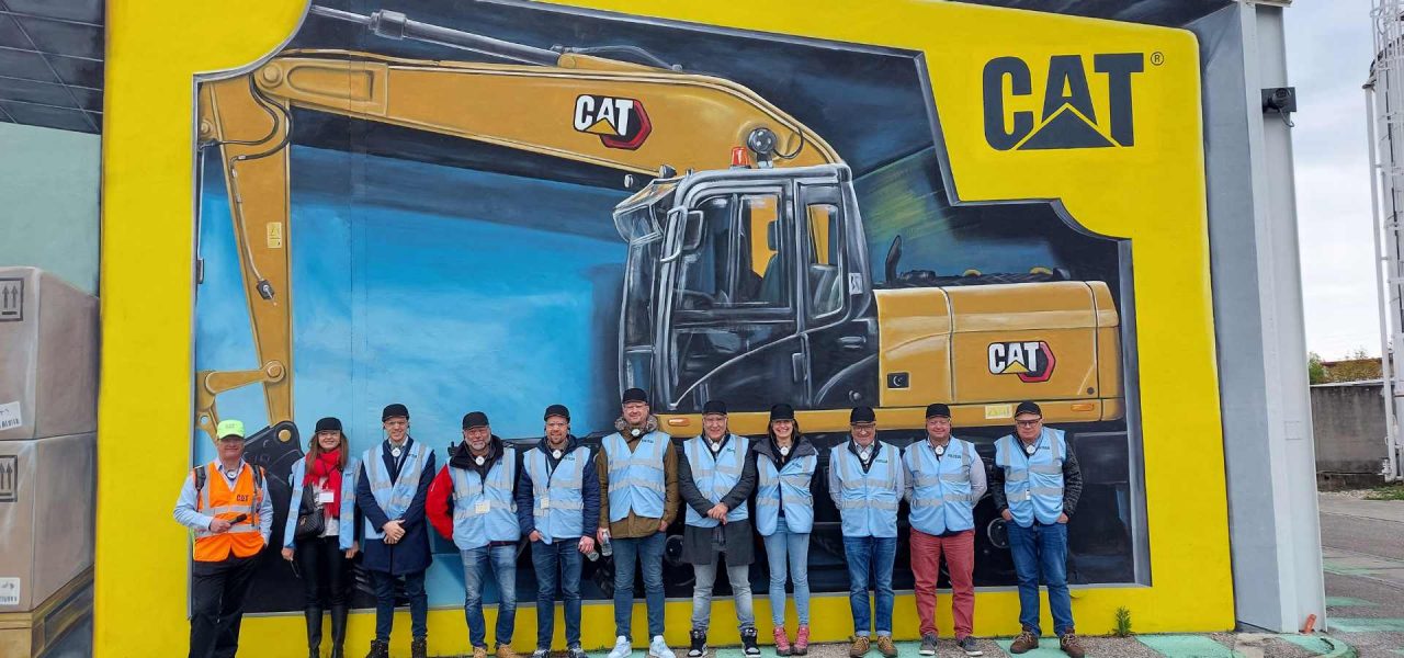 Visite de l'usine Caterpillar à Grenoble 2023