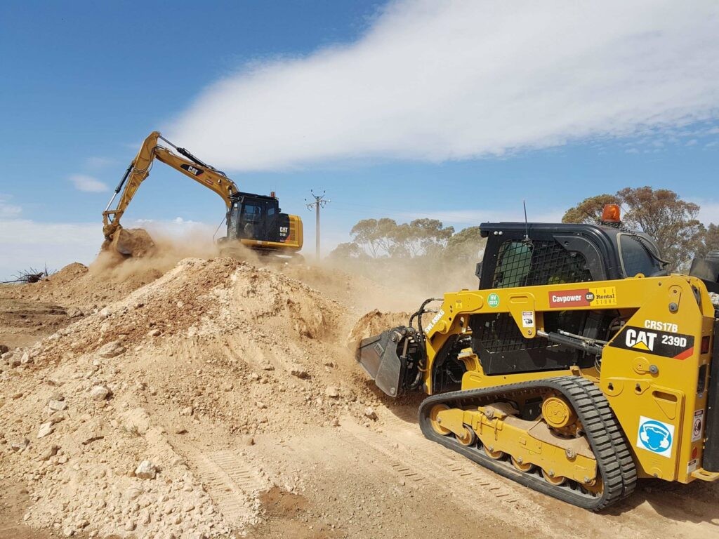 Cavpower Cat Rental Store Compact Track Loader and Excavator in South Australia