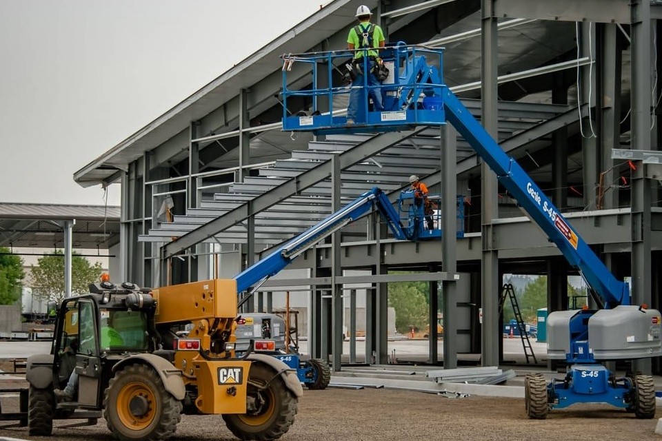 machines at job site