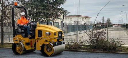 CAT asphalt pavers utility compactor for rental caterpillar eltrak