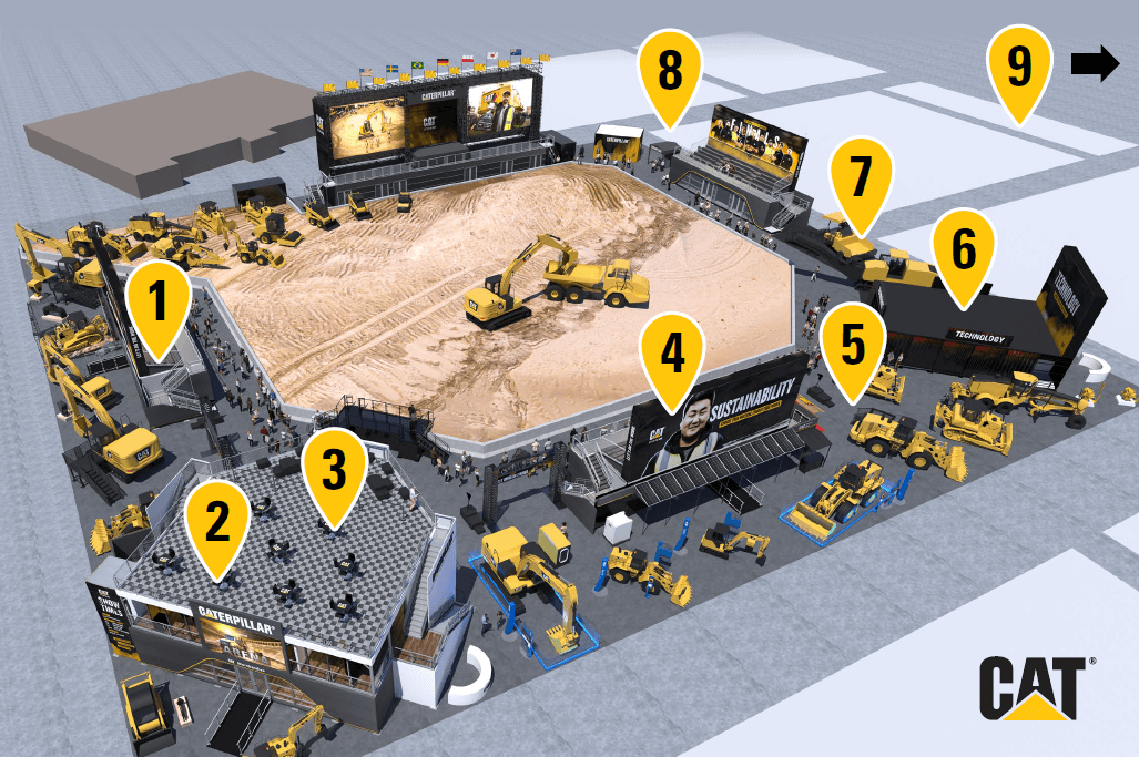 ConExpo 2023 map