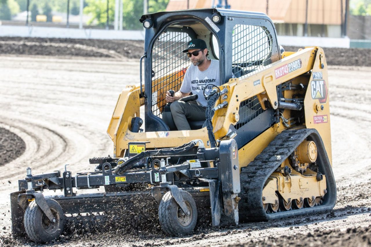 CTL on a dirt track