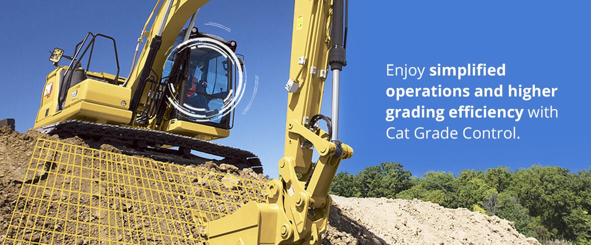 Enjoy simplified operations and higher grading efficiency with Cat Grade Control.