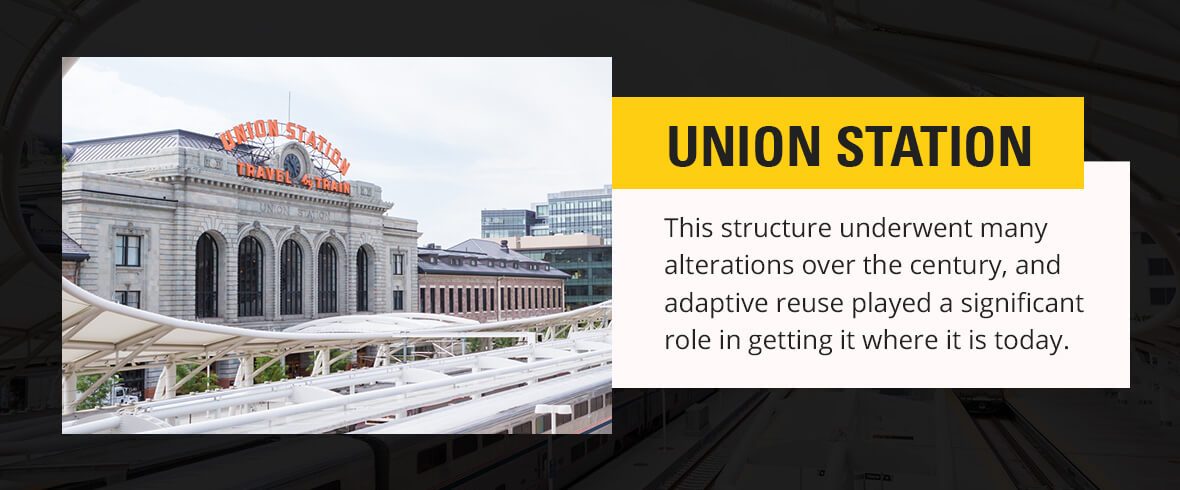 This structure underwent many alterations over the century, and adaptive reuse played a significant role in getting it where it is today.