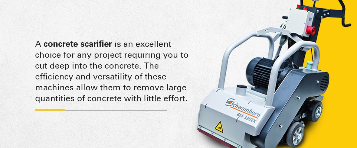 Concrete floor scarifier sale