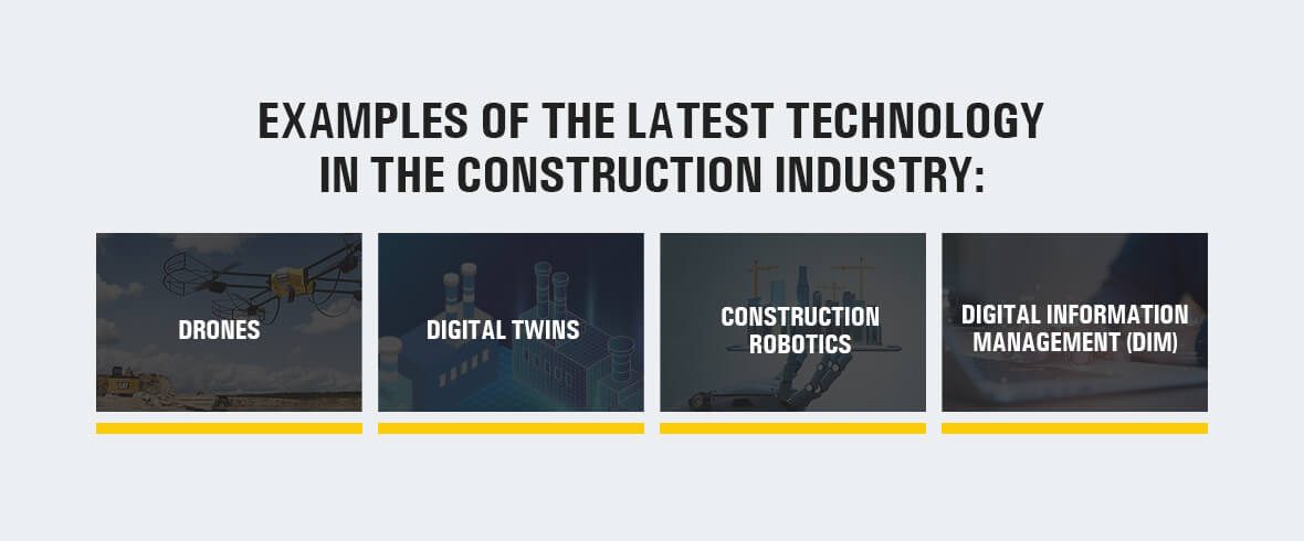 examples of the latest technology in the construction industry