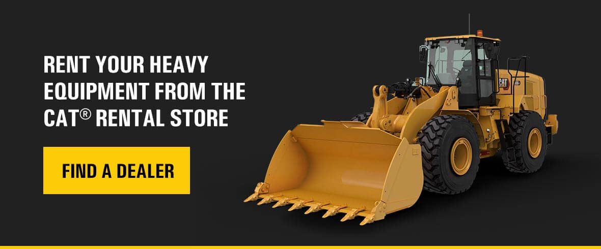 rent your heavy equipment from The Cat Rental Store