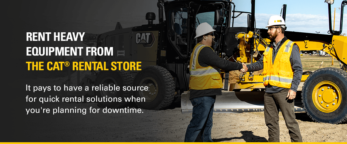 rent heavy equipment from the cat rental store