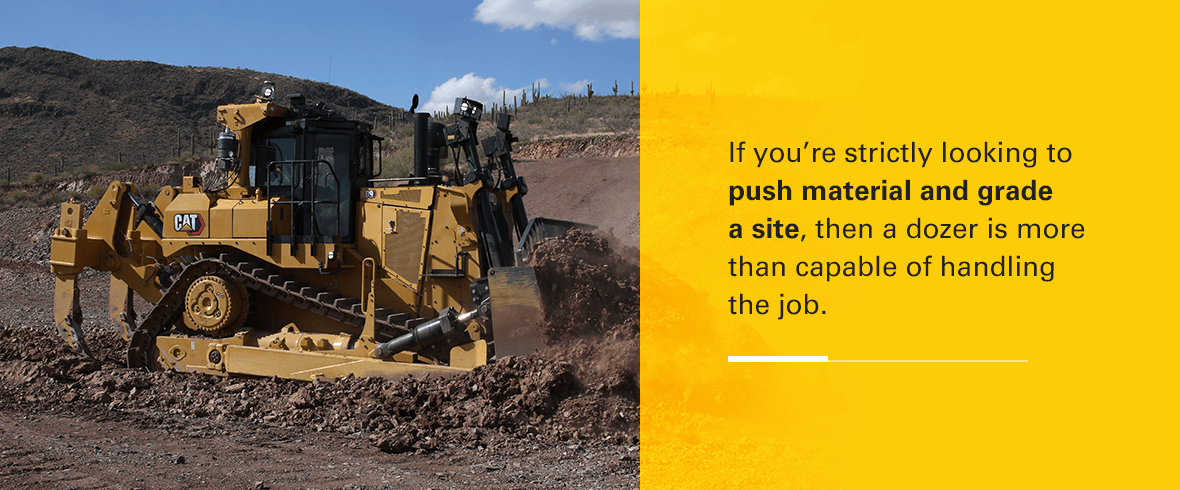 choosing between a dozer vs wheel loader