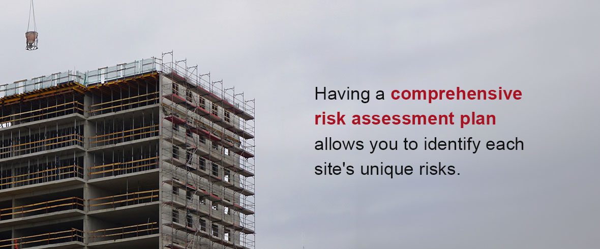 Having a comprehensive risk assessment plan allows you to identify each site's unique risks.