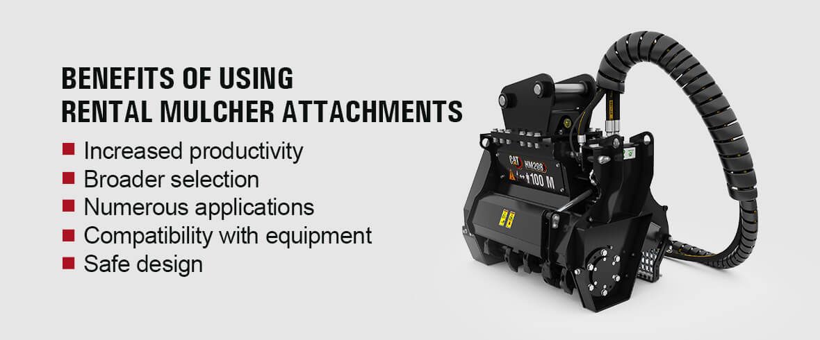 Benefits of Using Rental Mulcher Attachments