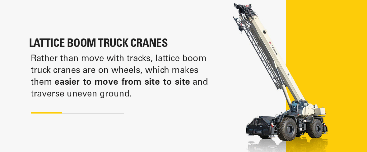 lattice boom truck cranes