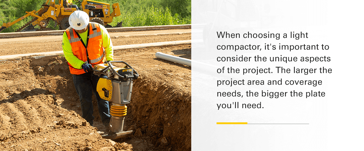 Considerations for Selecting a Light Compactor
