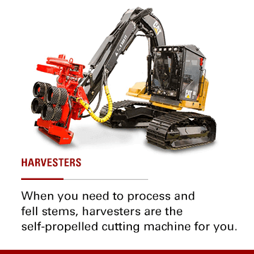 Heavy duty top tree cutting machine