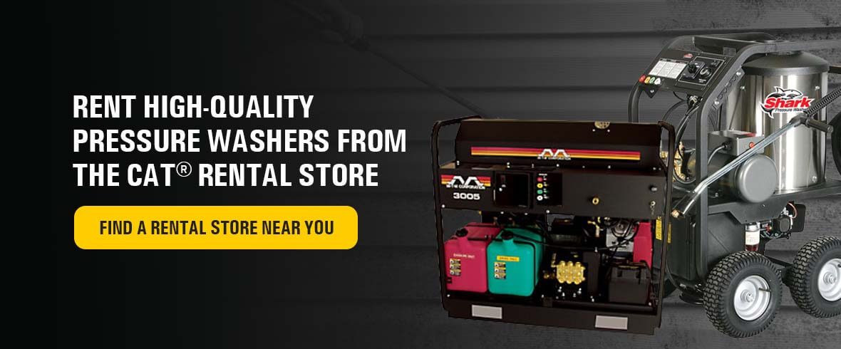 Rent High-Quality Pressure Washers From The Cat® Rental Store
