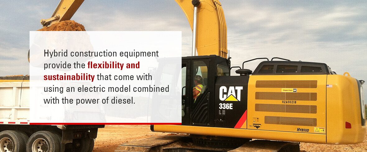 hybrid construction equipment provide the flexibility and sustainability