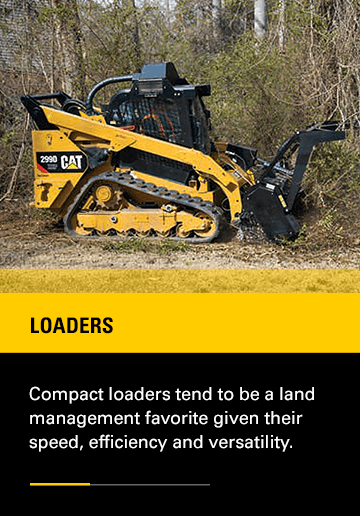 compact loaders are a land management favorite