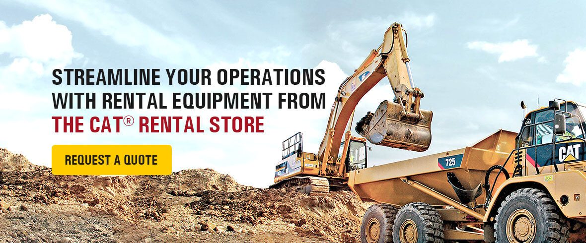 Streamline Your Operations With Rental Equipment From The Cat® Rental Store
