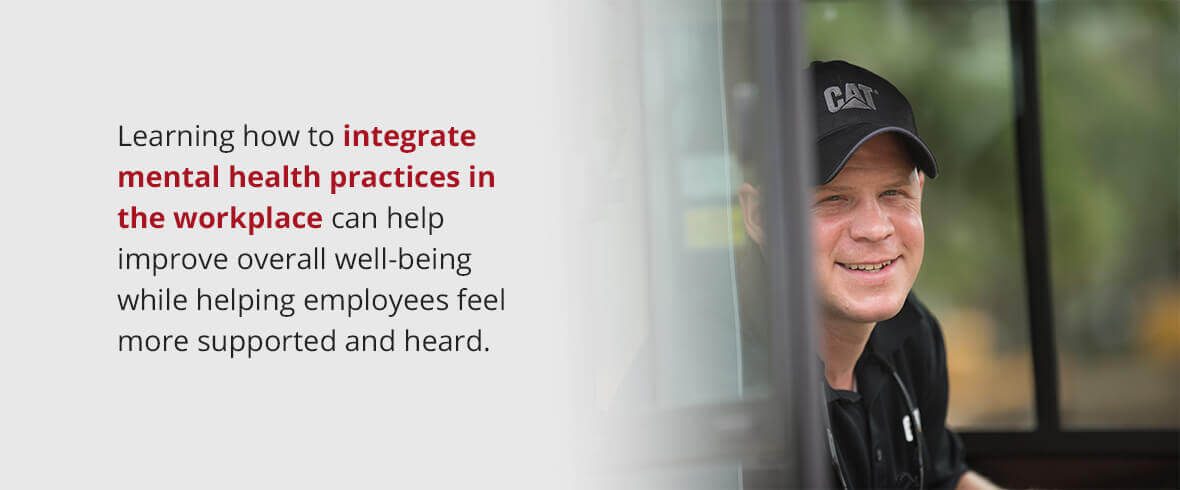 Learning how to integrate mental health practices in the workplace can help improve overall well-being while helping employees feel more supported and heard.