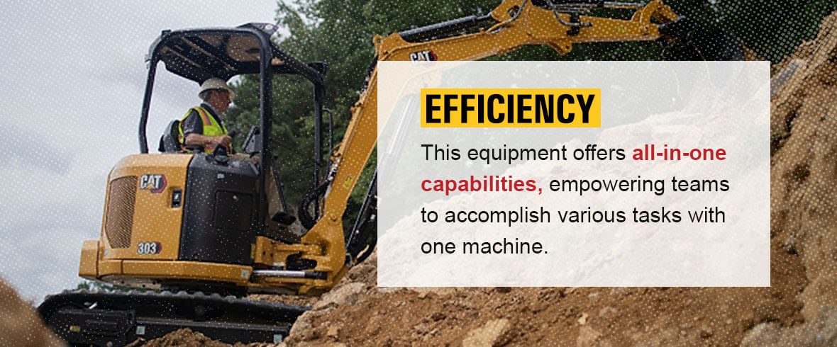 This equipment offers all-in-one capabilities, empowering teams to accomplish various tasks with one machine.