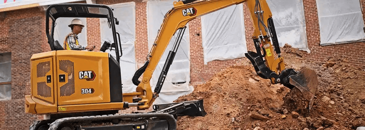 Micro Excavators in Landscaping