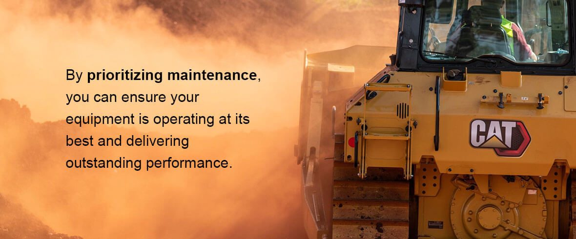 By prioritizing maintenance, you can ensure your equipment is operating at its best and delivering outstanding performance.