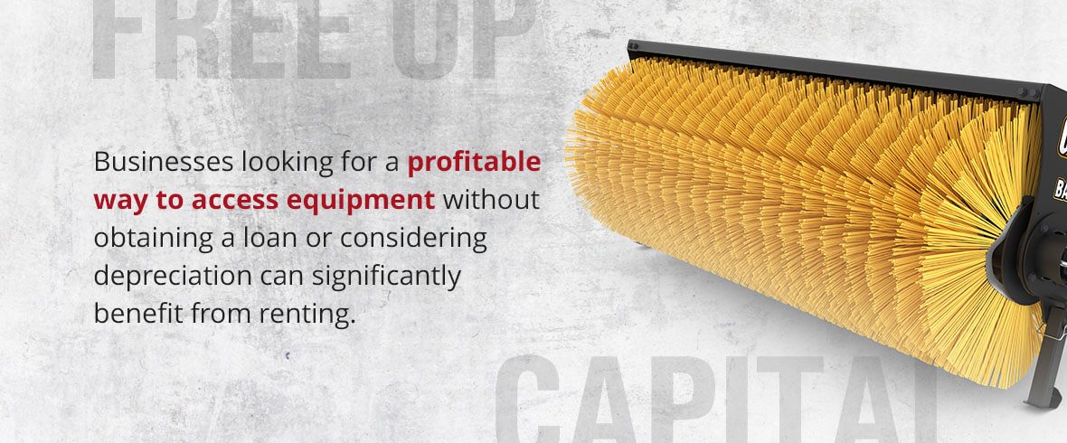 Businesses looking for a profitable way to access equipment without obtaining a loan or considering depreciation can significantly benefit from renting.