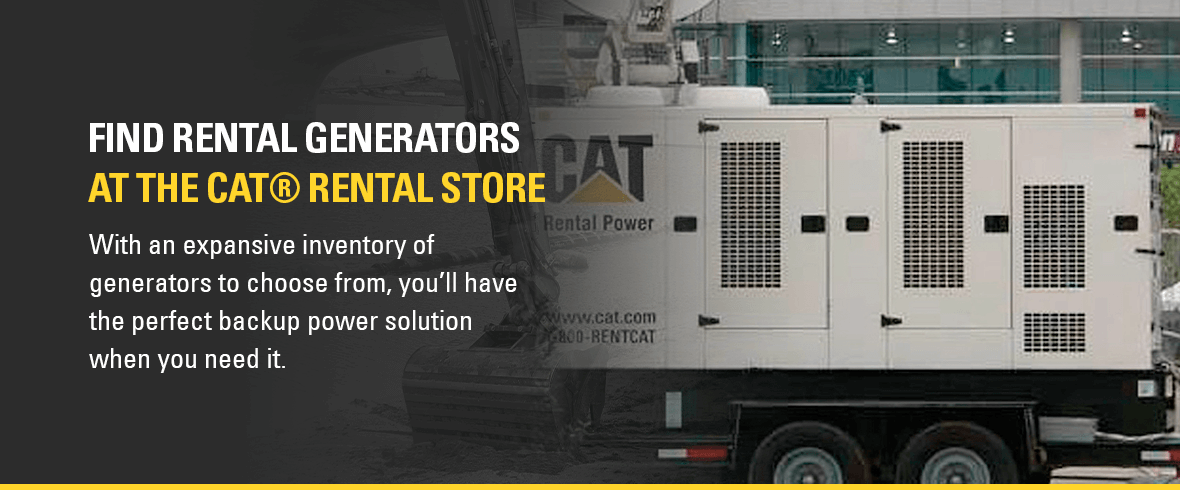 Renting store a generator