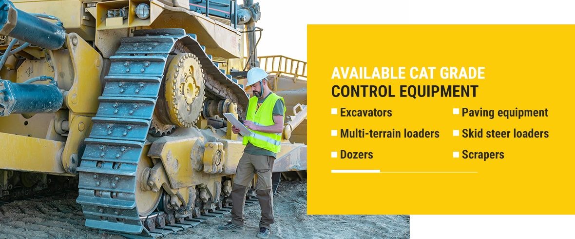 available cat grade control equipment