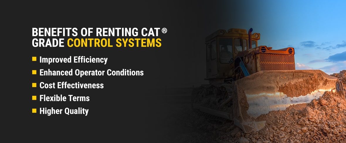 benefits of renting cat grade control systems