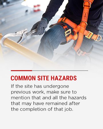 Common Site Hazards