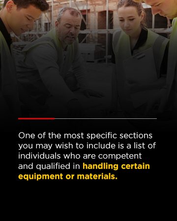 Competent and Qualified Persons