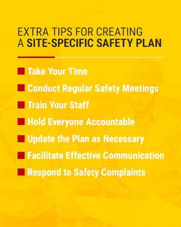 Creating a Site Specific Safety Plan The Cat Rental Store