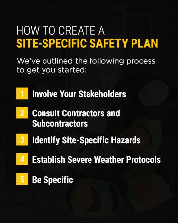 How to Create a Site-Specific Safety Plan
