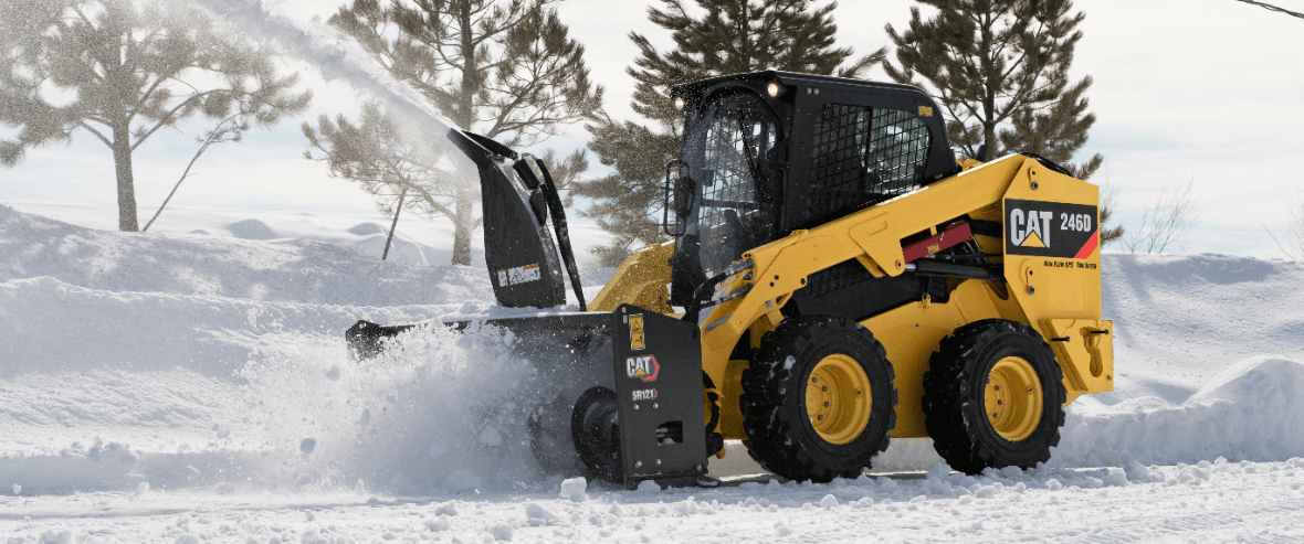 Renting Skid Steers for Snow Removal