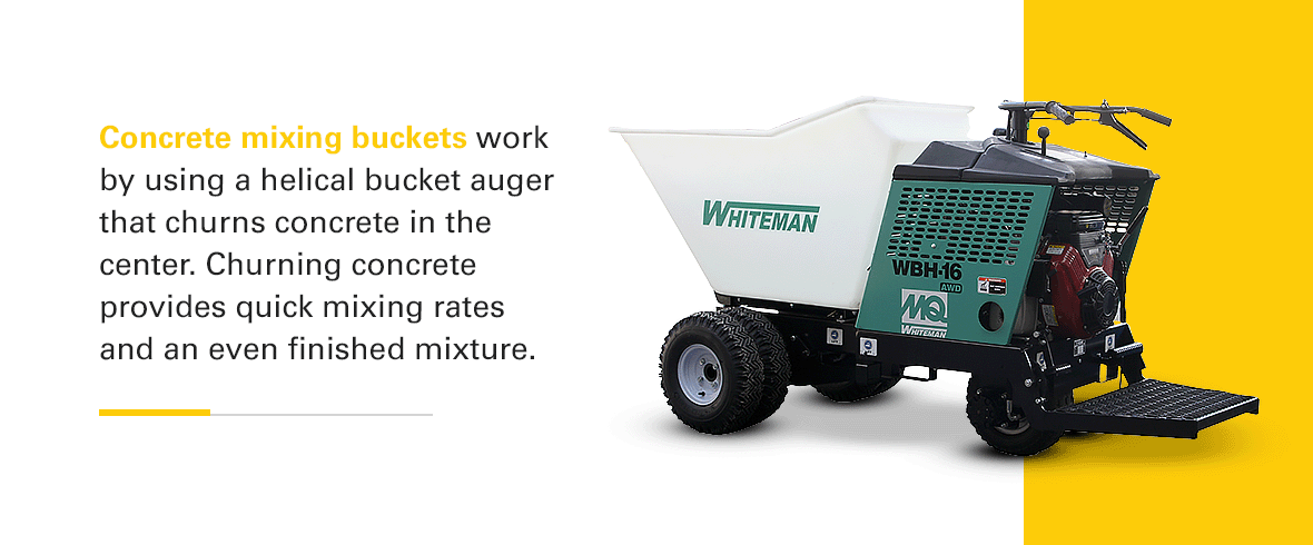 concrete mixing buckets