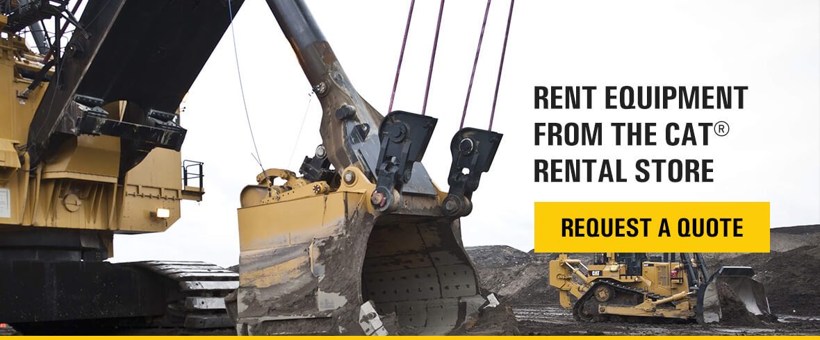 rent equipment from The Cat Rental Store
