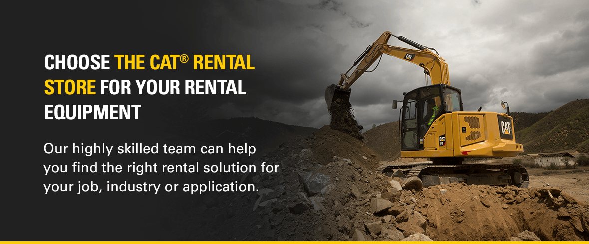 choose the cat rental store for your rental equipment