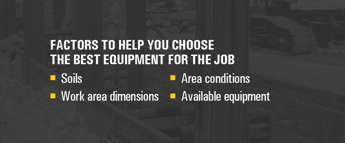 How to Choose the Right Trench Shoring Equipment
