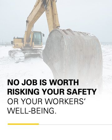 no job is worth risking safety or wellbeing