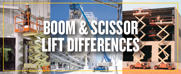 Boom & Scissor Lift differences
