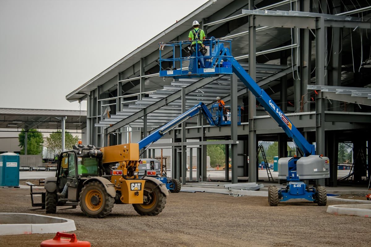 Machines at jobsite